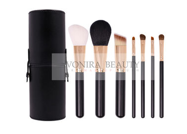 Excellent Basic Mass Level Makeup Brushes Set PU Leather Tubby Case