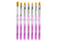 Customized Logo Private Label Nail Art Brushes Acrylic UV Gel Nail Polish Brush