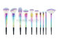 Grupo de escova bonito da composição da fibra da natureza dos PCes do arco-íris 10 para o salão de beleza e o uso diário