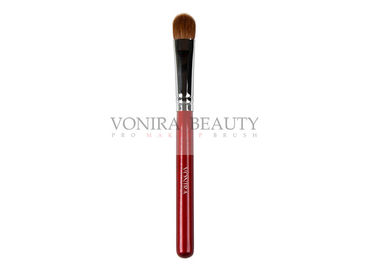 Escovas naturais da composição do cabelo da zibelina profissional para o punho de madeira vermelho da sombra para os olhos