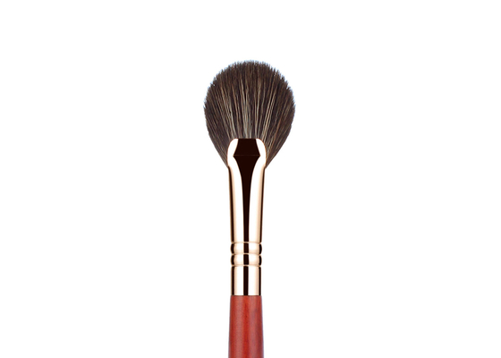 Do cabelo sintético profissional do vegetariano da escova do highlighter de Mini Fan Eye Makeup Brush da beleza de Vonira o cosmético pequeno cora escova