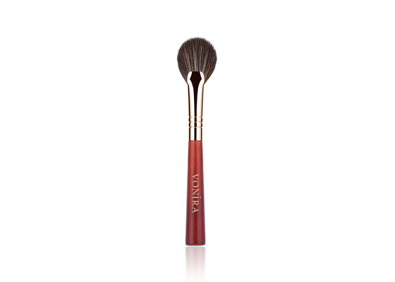 Do cabelo sintético profissional do vegetariano da escova do highlighter de Mini Fan Eye Makeup Brush da beleza de Vonira o cosmético pequeno cora escova