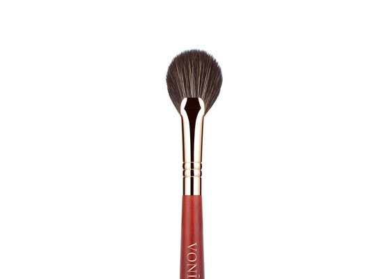 Do cabelo sintético profissional do vegetariano da escova do highlighter de Mini Fan Eye Makeup Brush da beleza de Vonira o cosmético pequeno cora escova