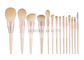 Rosy Gold Synthetic Hair Brush ISO9001 para a tomada de viagem