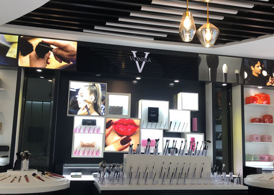 Do cabelo sintético profissional do vegetariano da escova do highlighter de Mini Fan Eye Makeup Brush da beleza de Vonira o cosmético pequeno cora escova