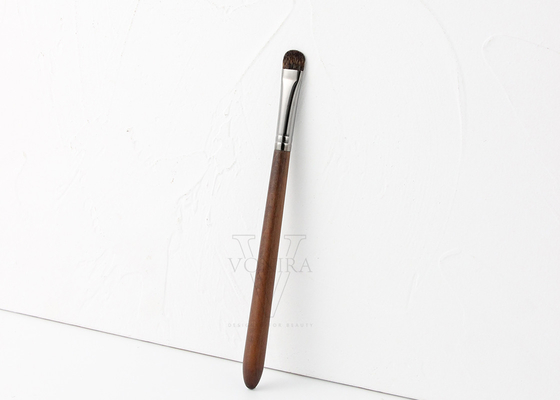 Escova Handcrafted de alta qualidade da sombra do cabelo do esquilo de Vonira com virola de bronze