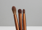 A beleza Mini Travel Bamboo Makeup Brushes de Vonira ajustou-se com grupo do caso do armazenamento