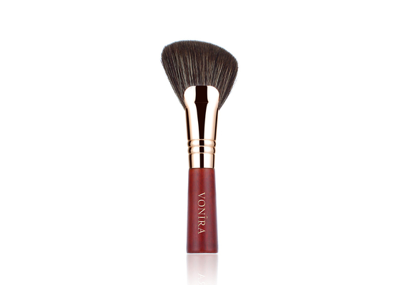 Fã angular da beleza de Vonira o grande escova o fã de Bronzer o mordente da composição que da escova cora ferramenta cosmética da escova de Sheering da escova