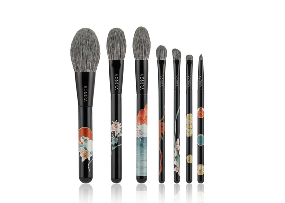 Vonira Festival de Beleza Básico 7 Peças Brushes de Maquiagem Coleção Regalo Conjunto de Brochas de Maquiagem Profissional OEM ODM