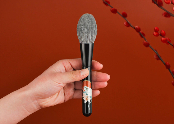 Vonira Beauty Glitter Prata artesanal sustentável em forma de coração base escova para aplicação de maquiagem de luxo