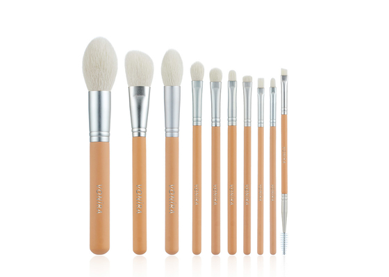 Vonira Beauty Custom Nude Cor Rosa Básica 10 Peças Brushes de Maquiagem Coleção Set de Brochas de Maquiagem Profissional