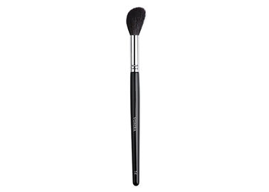 Escova inclinada da composição do destaque do pó da precisão com cabelo macio luxuoso da cabra do cinza XGF