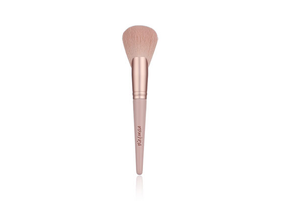Pincel de Leque Bronzer Vonira Beauty para Pó com Cabelo Sintético Taklon PBT e Cabelo de Cabra Falso de Luxo